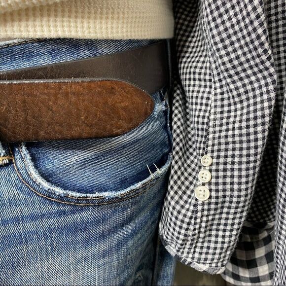 Ralph Lauren Black & White Check Plaid Shirt - Picture 4 of 16